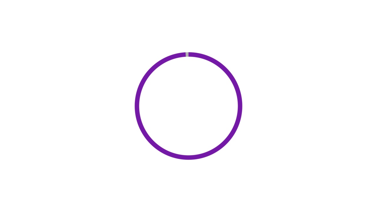 加载圈，紫色成功加载，计数0到100%，上传，右标，完成，下载进度，扁平化设计视频下载