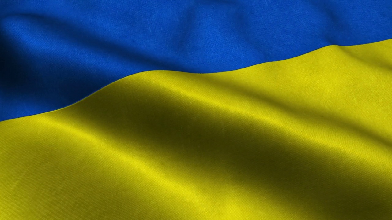 乌克兰国旗视频素材
