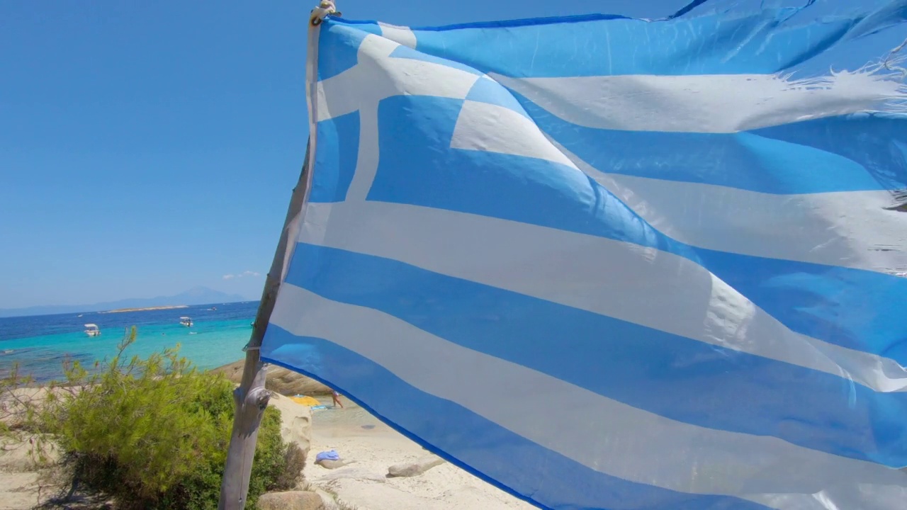 沙滩希腊岛视频下载