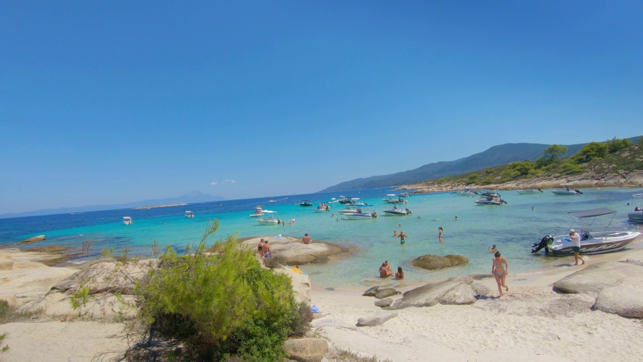 沙滩希腊岛视频下载