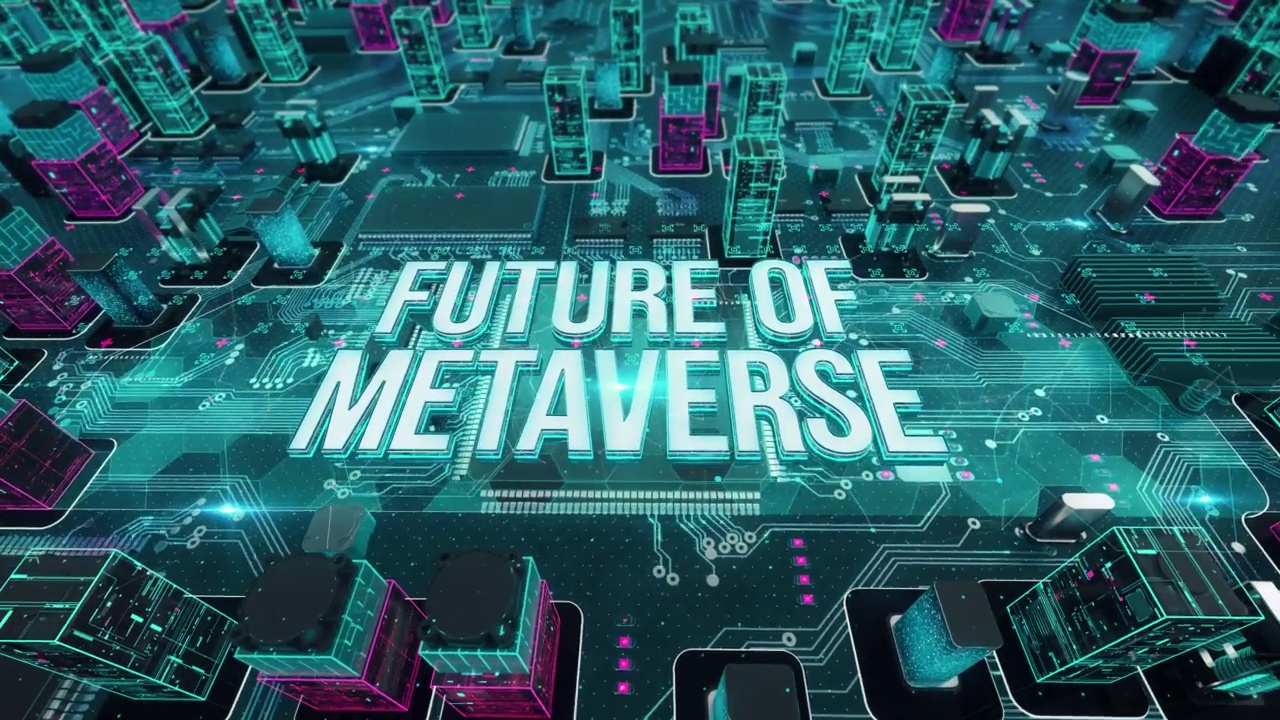 未来的Metaverse与数字技术高科技概念视频素材
