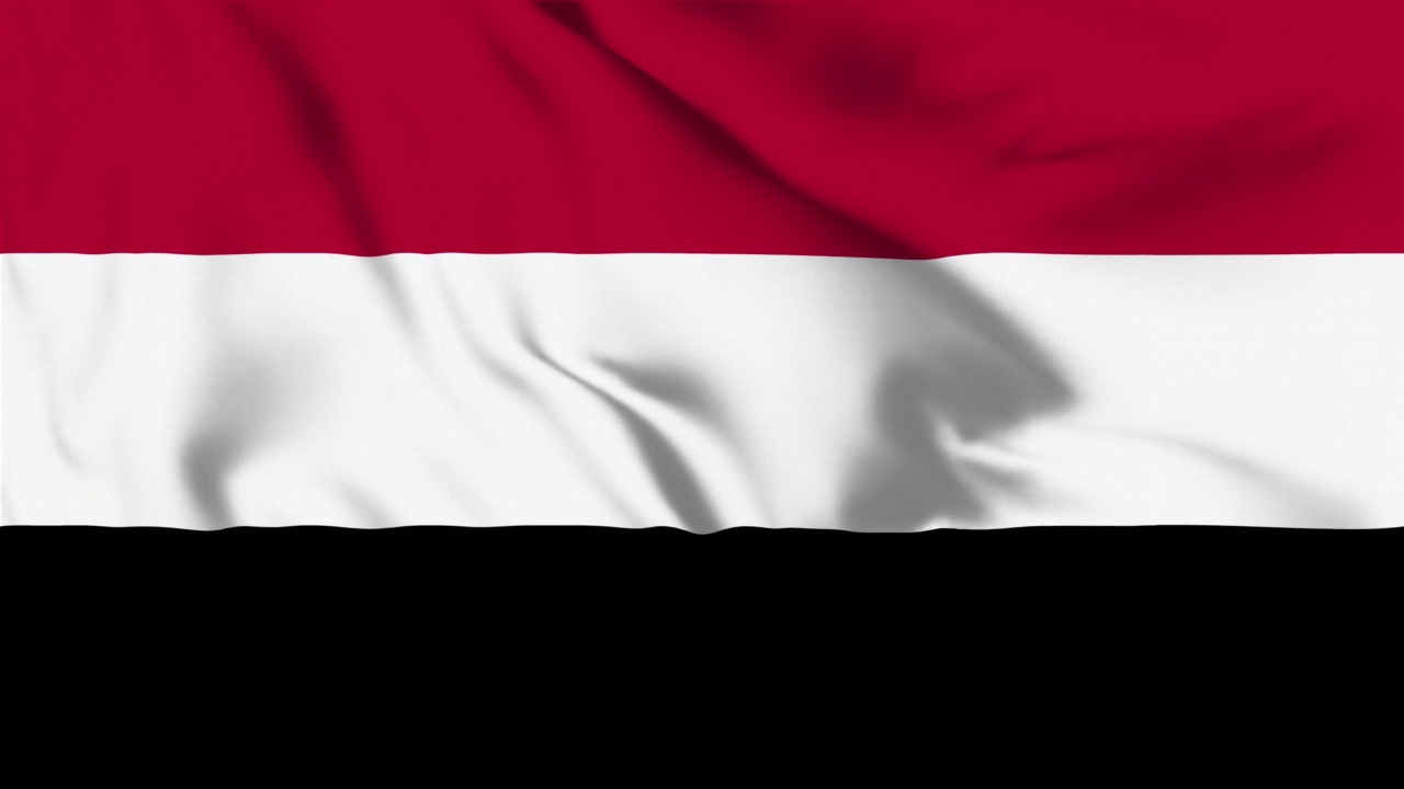 也门国旗循环可4K分辨率视频下载