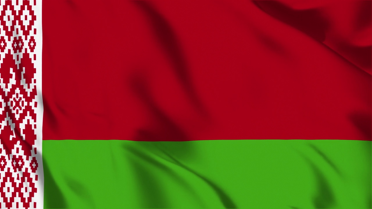 白俄罗斯国旗循环可4K分辨率视频下载