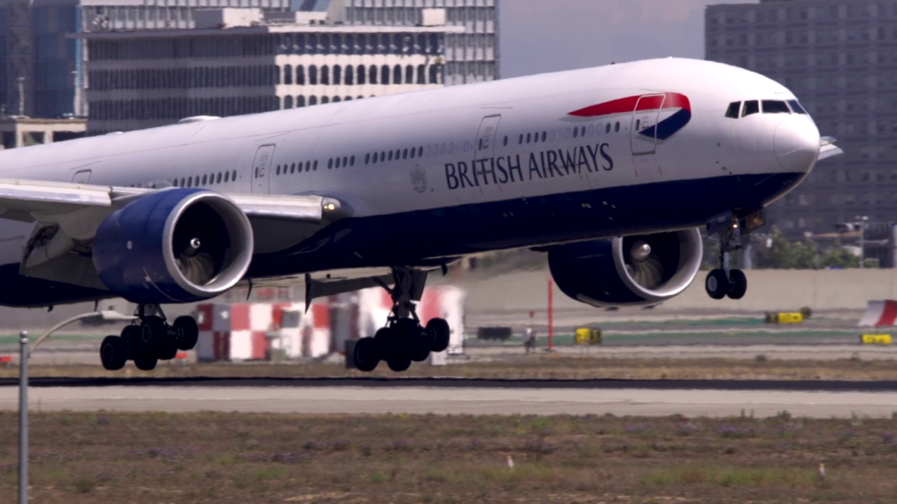 英国航空公司(British Airways)视频素材