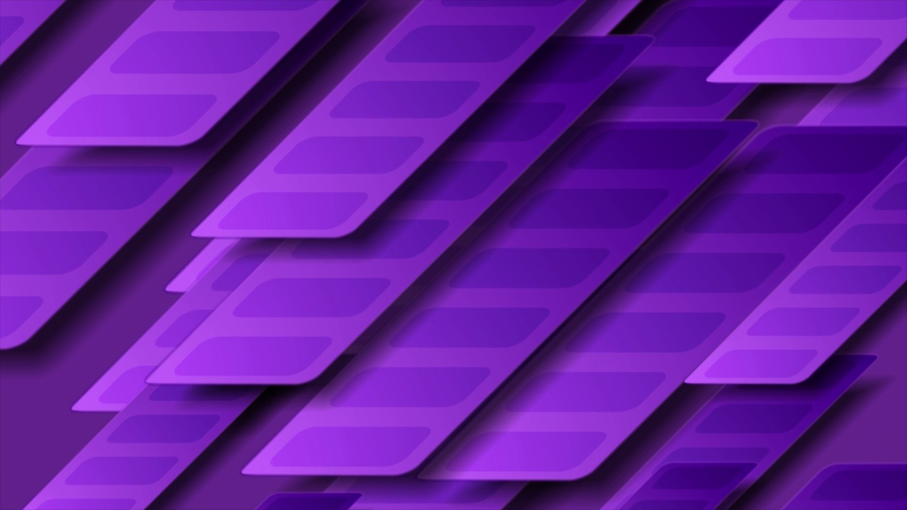 明亮的紫罗兰闪亮的几何技术抽象运动背景视频素材