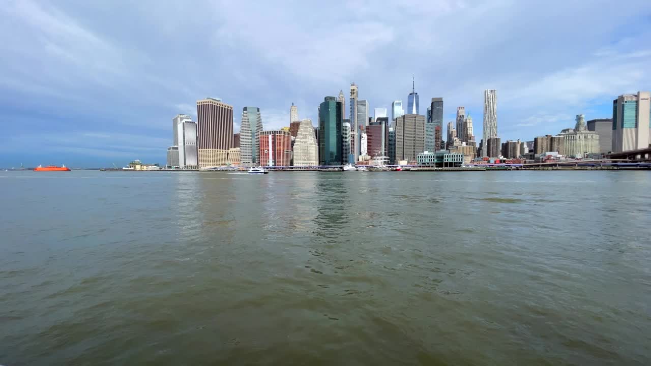曼哈顿下城景观视频素材