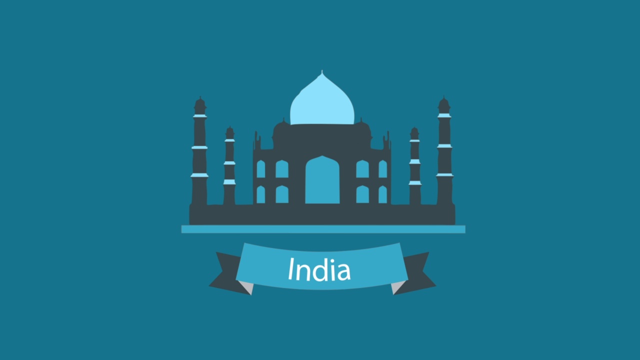 印度建筑动画4K分辨率视频下载