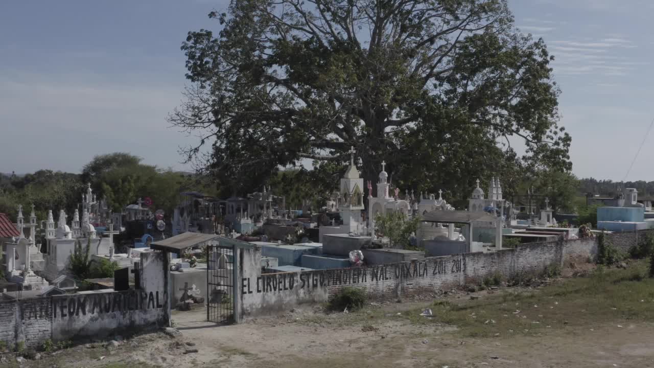 国家pinotepe的黑色墓地视频素材