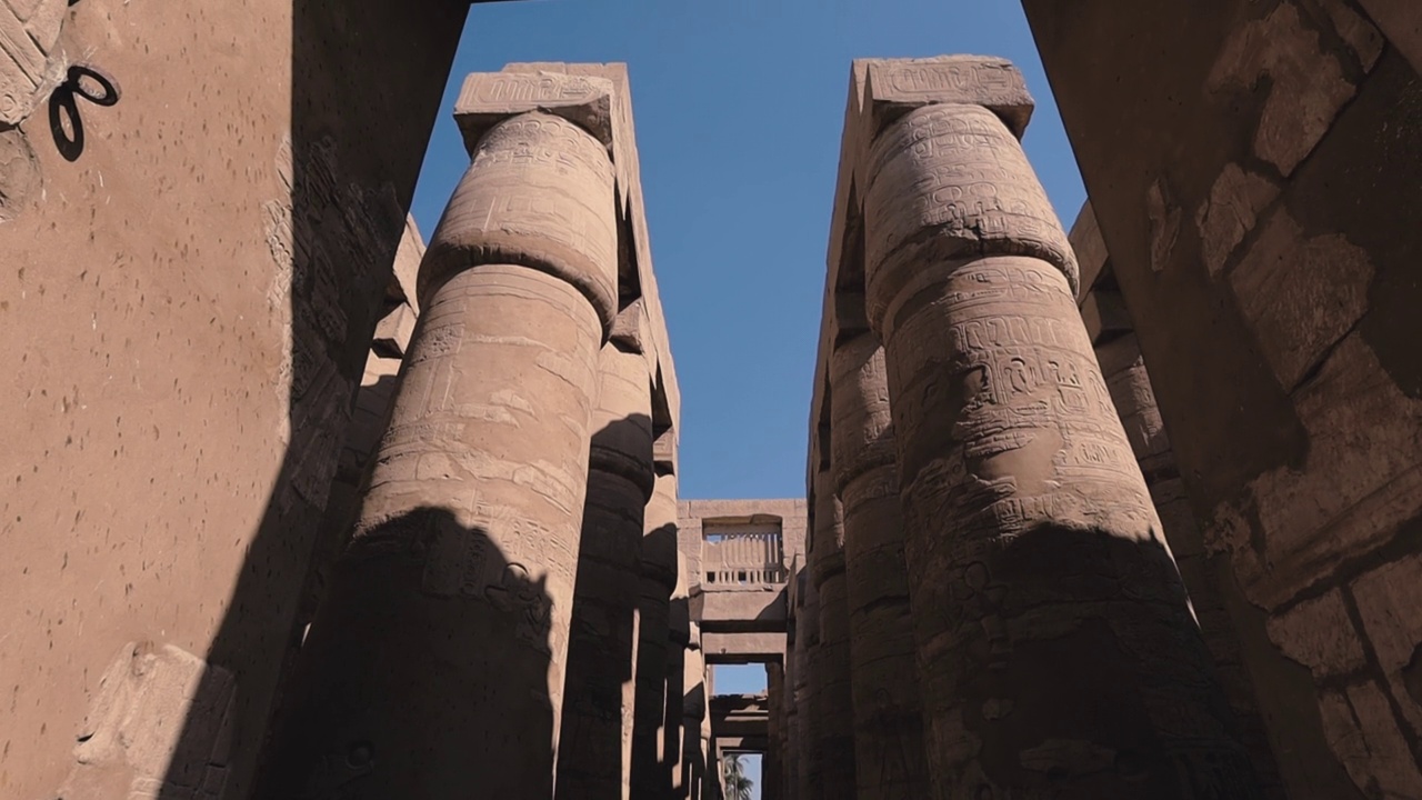 古埃及庙宇建筑视频素材