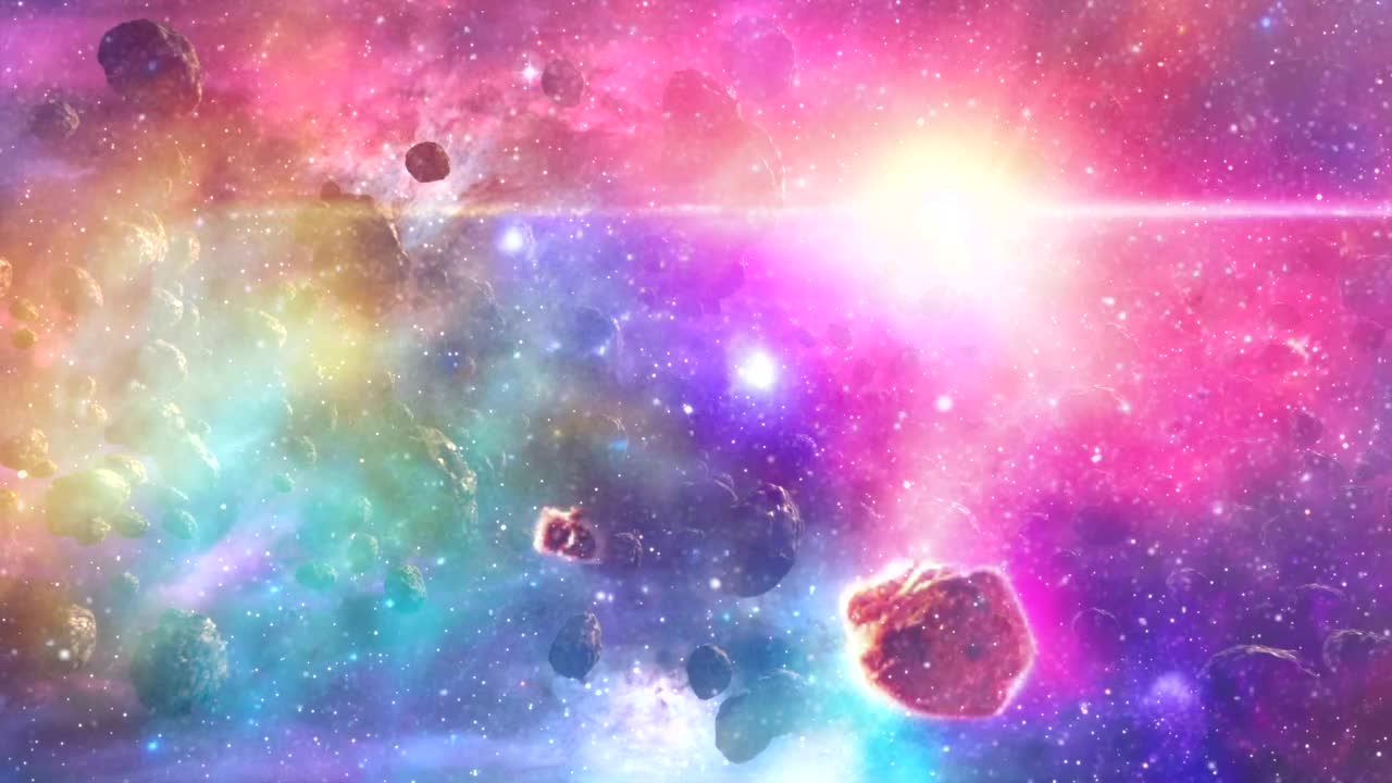 外太空星系背景视频下载