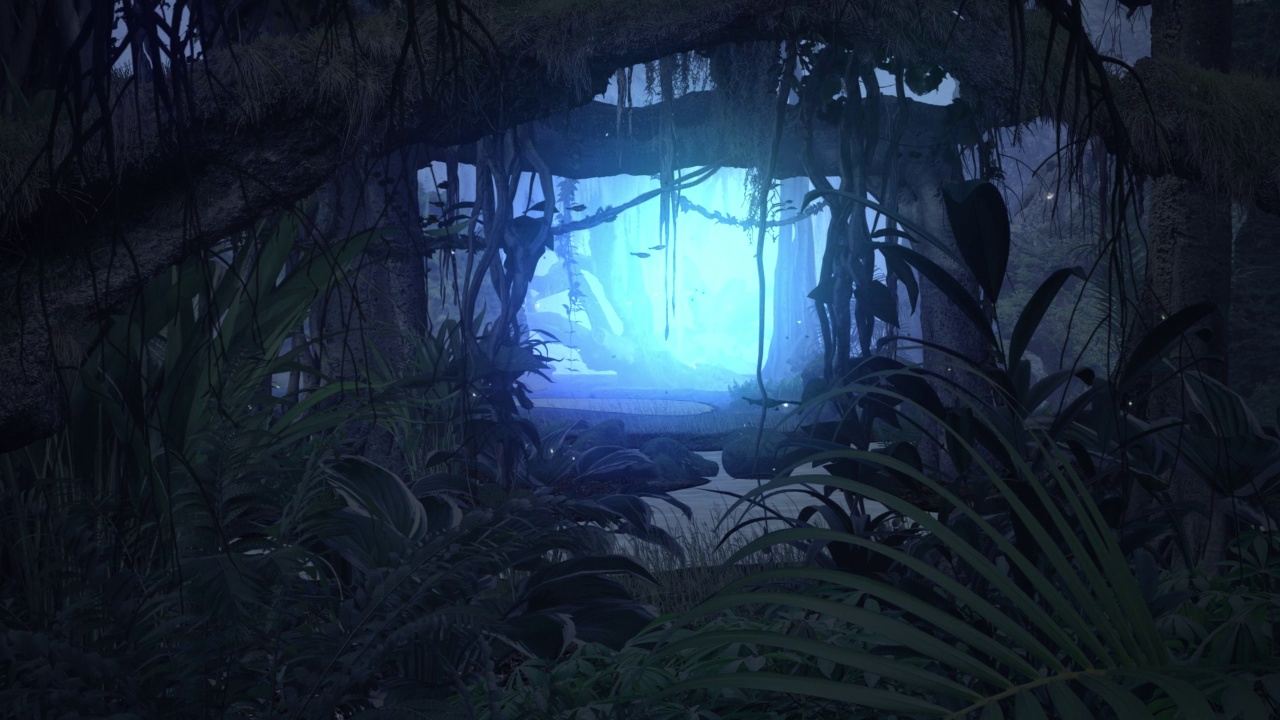 黑暗丛林景观动画视频下载