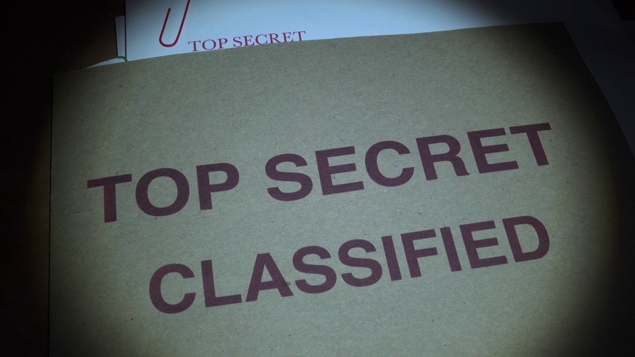 搜索绝密机密文件。视频下载
