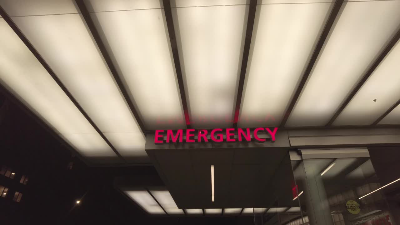红色紧急标志视频下载