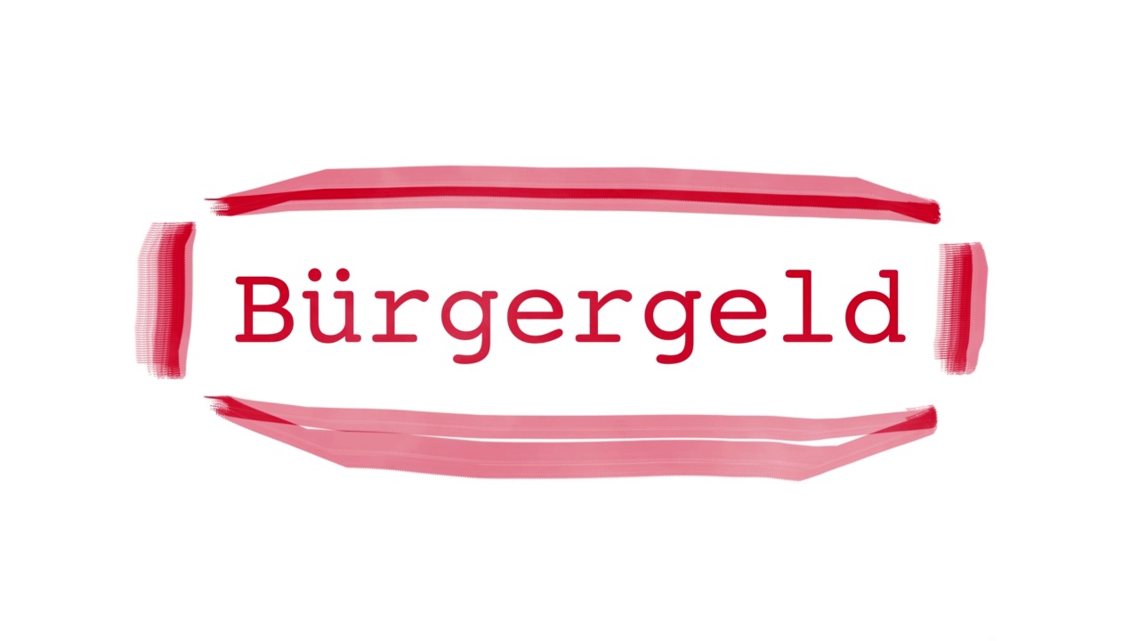 动画中有德语单词“buergergeld”，意思是“公民的钱”视频下载