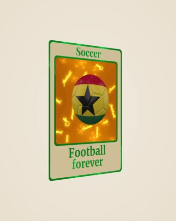 3d卡片上的加纳足球视频下载