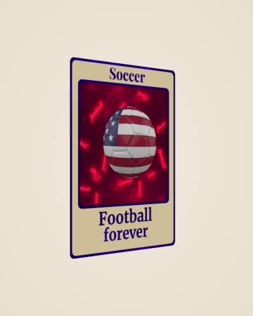 3d卡片上的美式足球视频下载