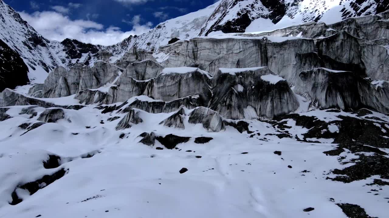 中国西藏的冰川视频素材
