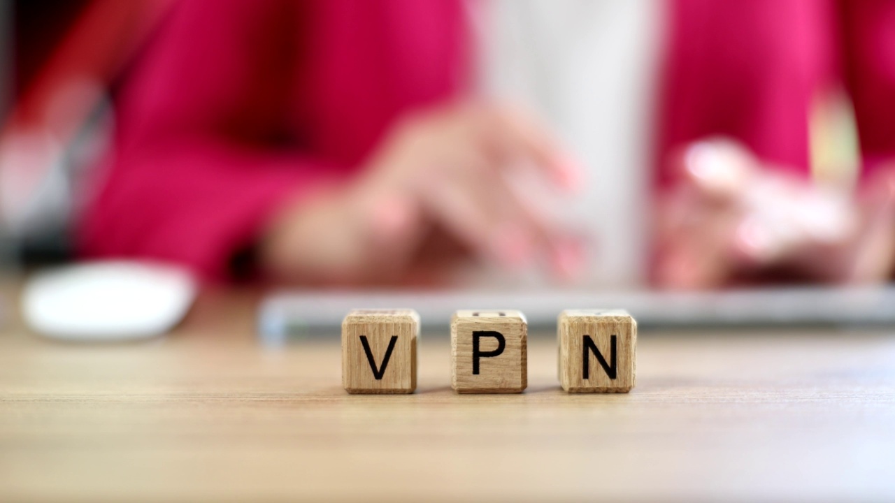 网络安全VPN技术与电脑键盘手视频下载