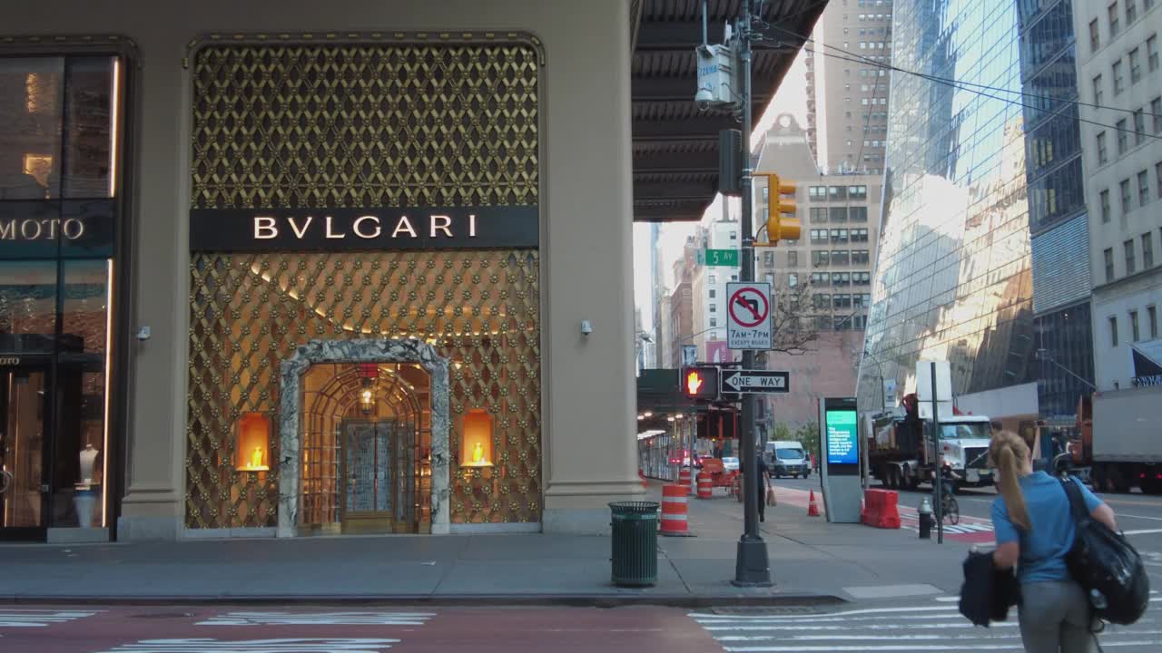 Bvlgari在纽约的商店视频下载