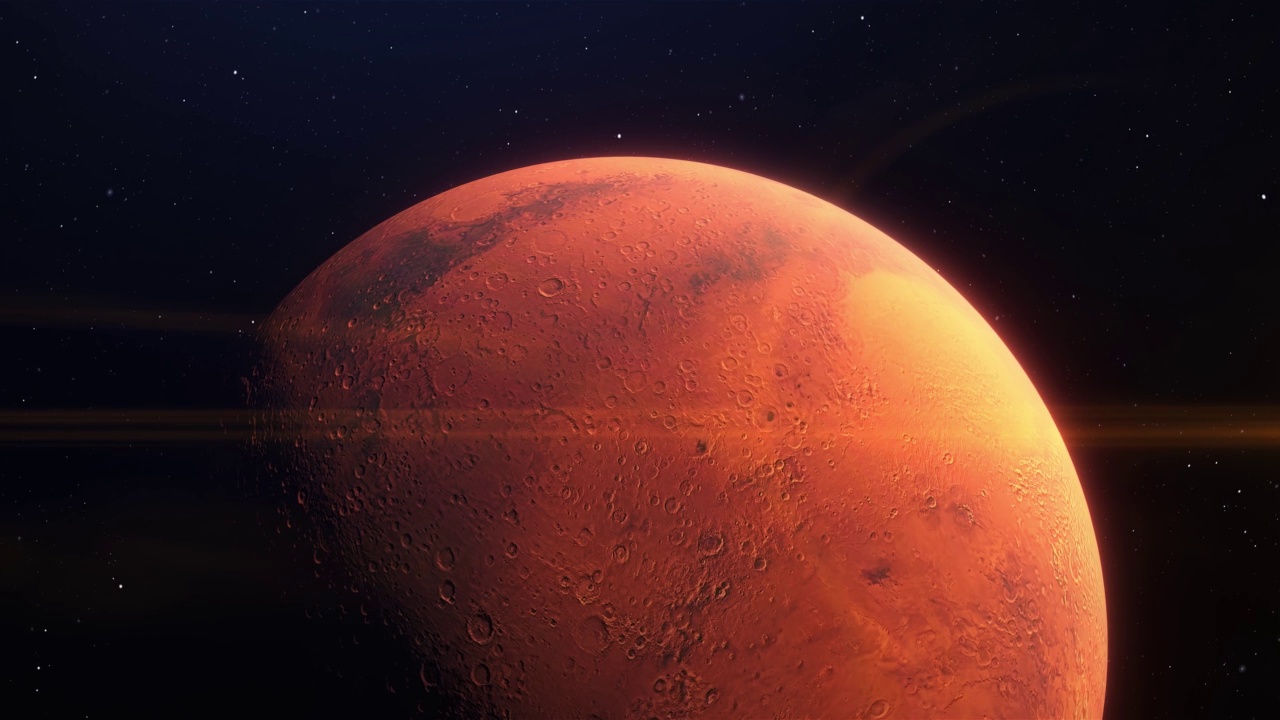 火星是红色的星球。视频下载