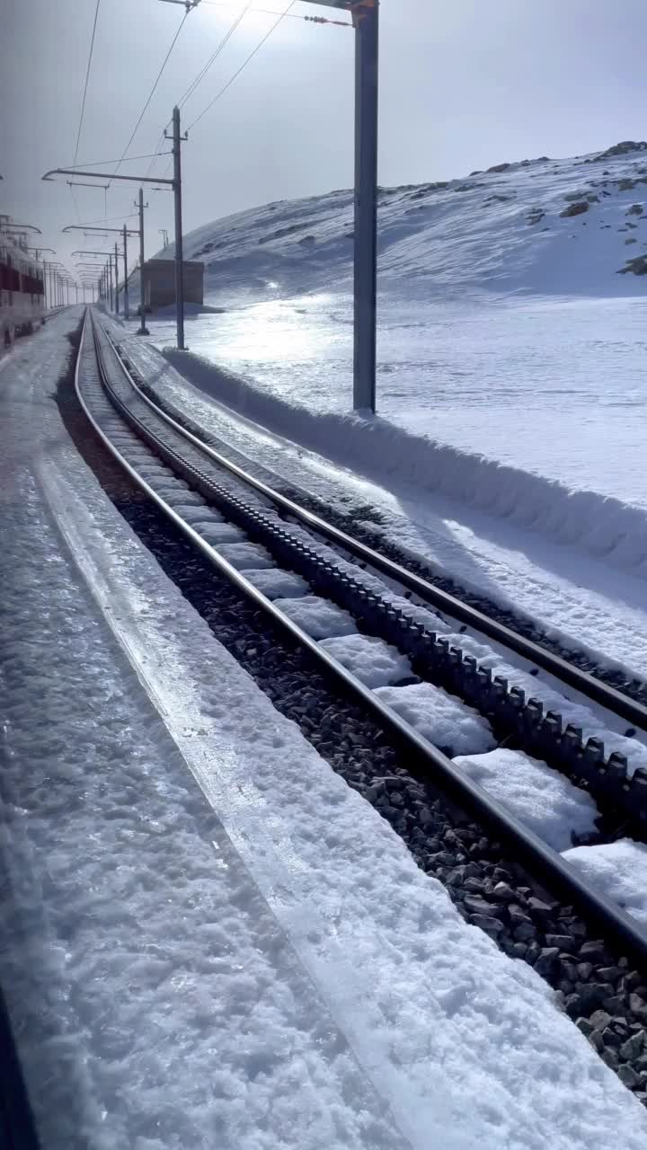 去采尔马特的火车路线视频素材