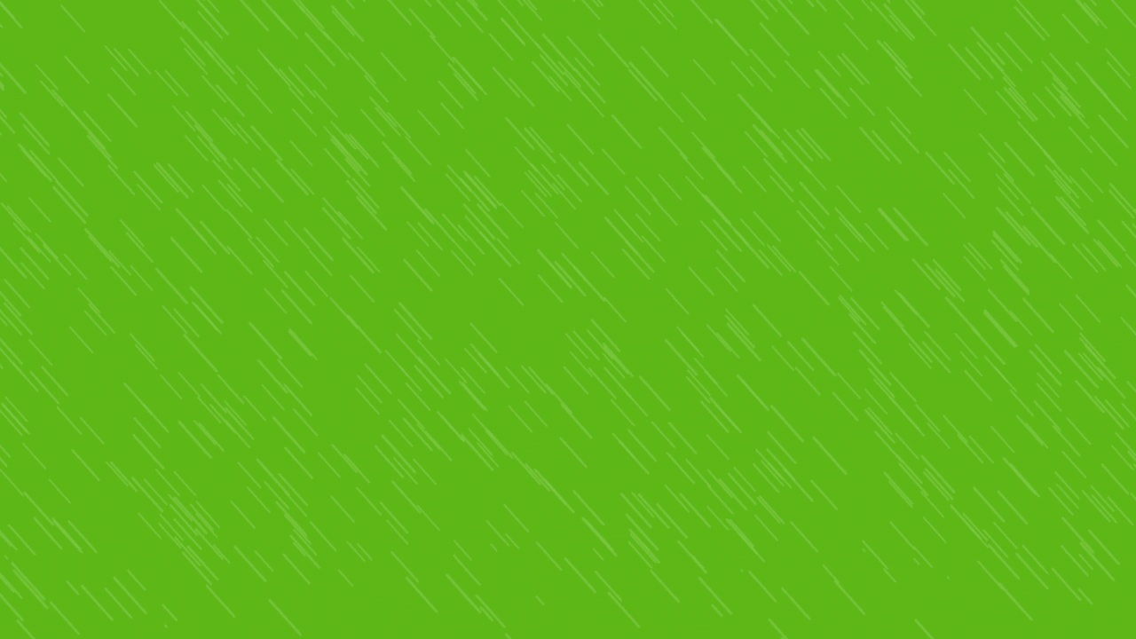 雨落在绿色的屏幕上视频素材
