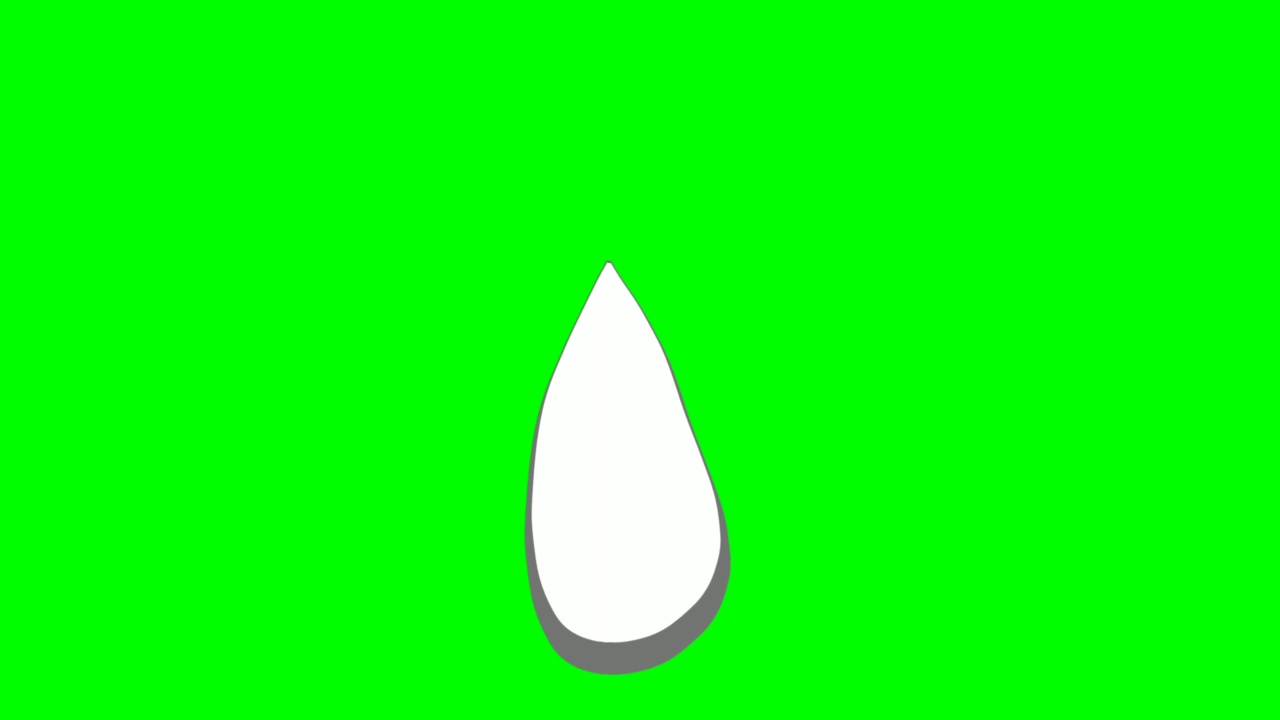 动画运动图形标志符号水滴雨视频下载