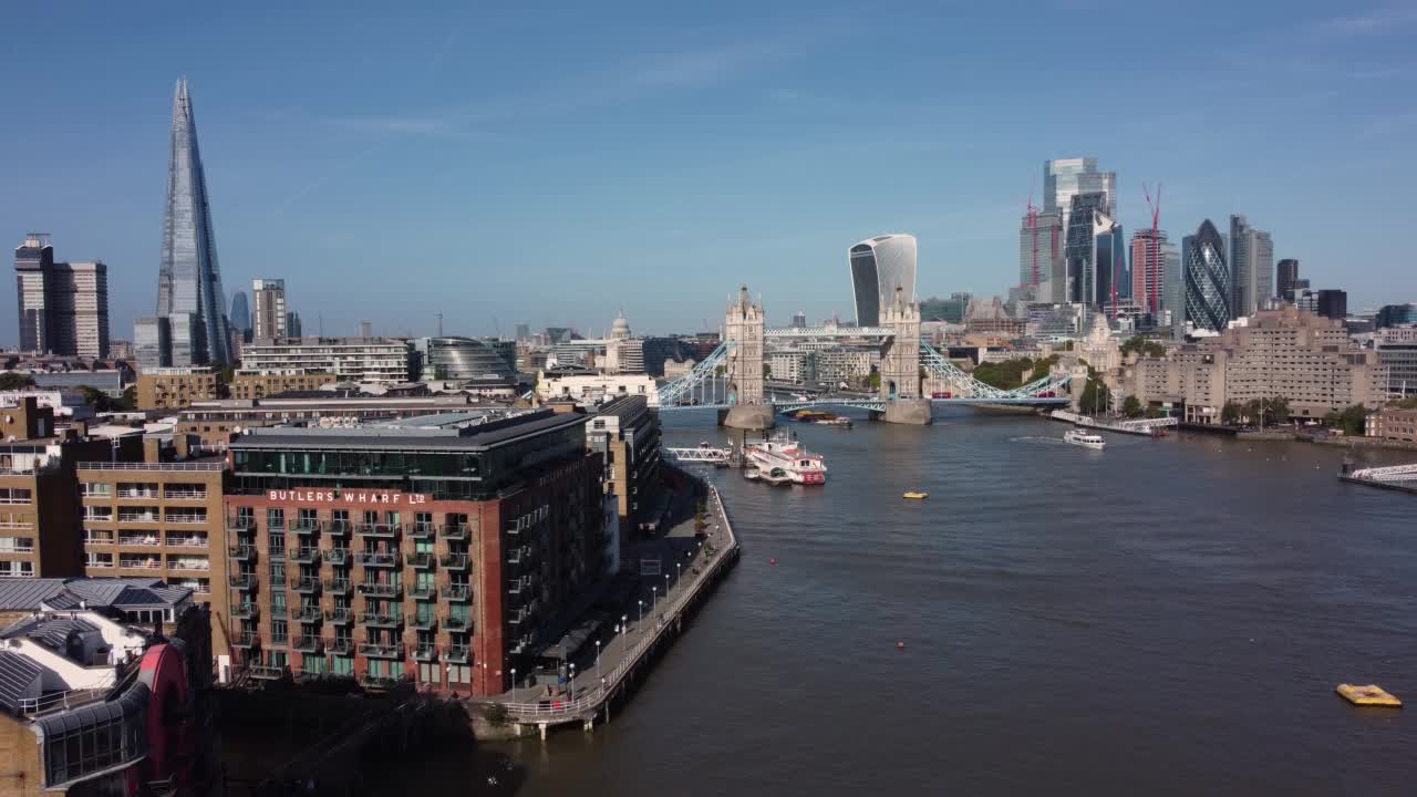 塔桥/伦敦城视频素材