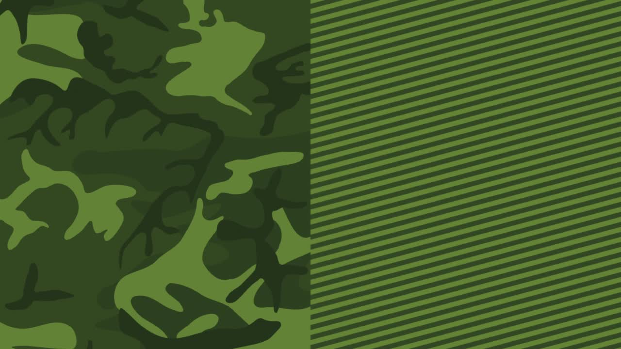 退伍军人节上的绿色迷彩图案视频下载