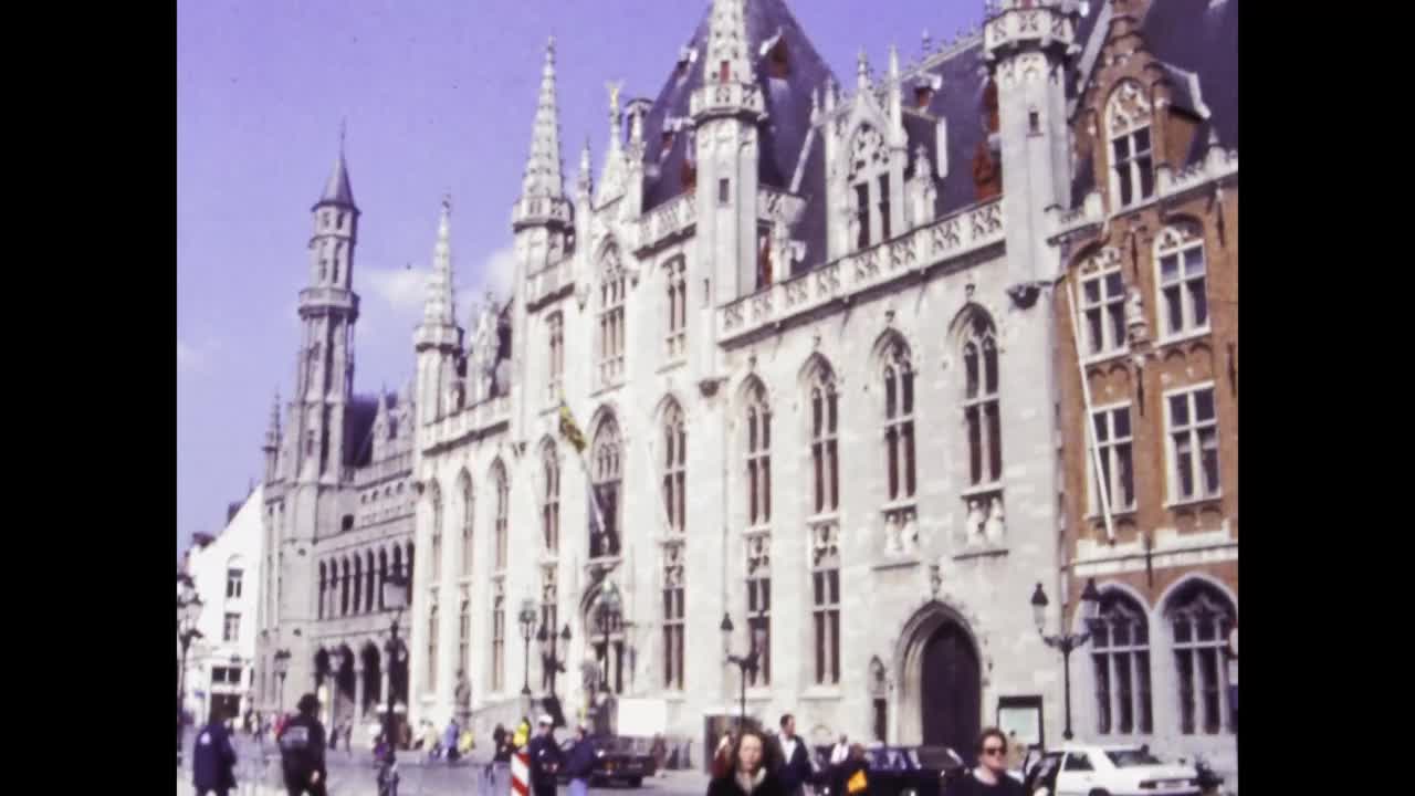 比利时，1997年，布鲁塞尔省府视频素材