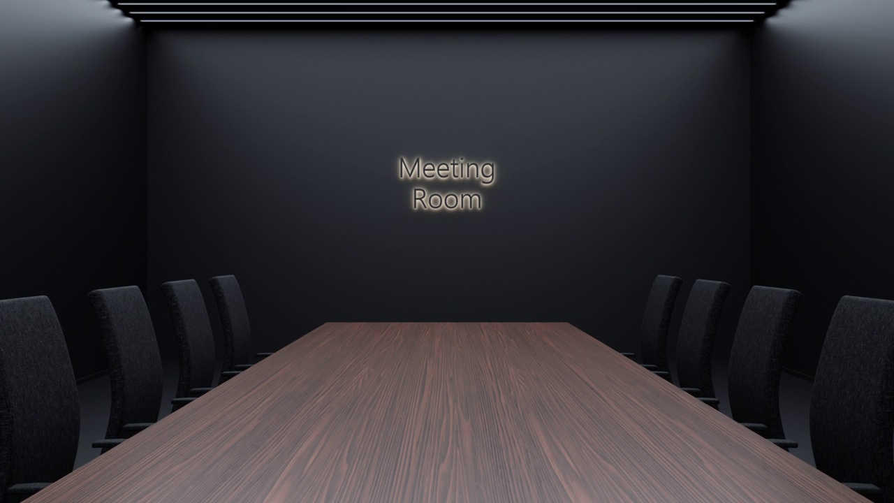 空荡荡的Meta会议室视频下载