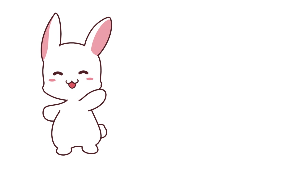 兔子假唱的循环动画视频下载