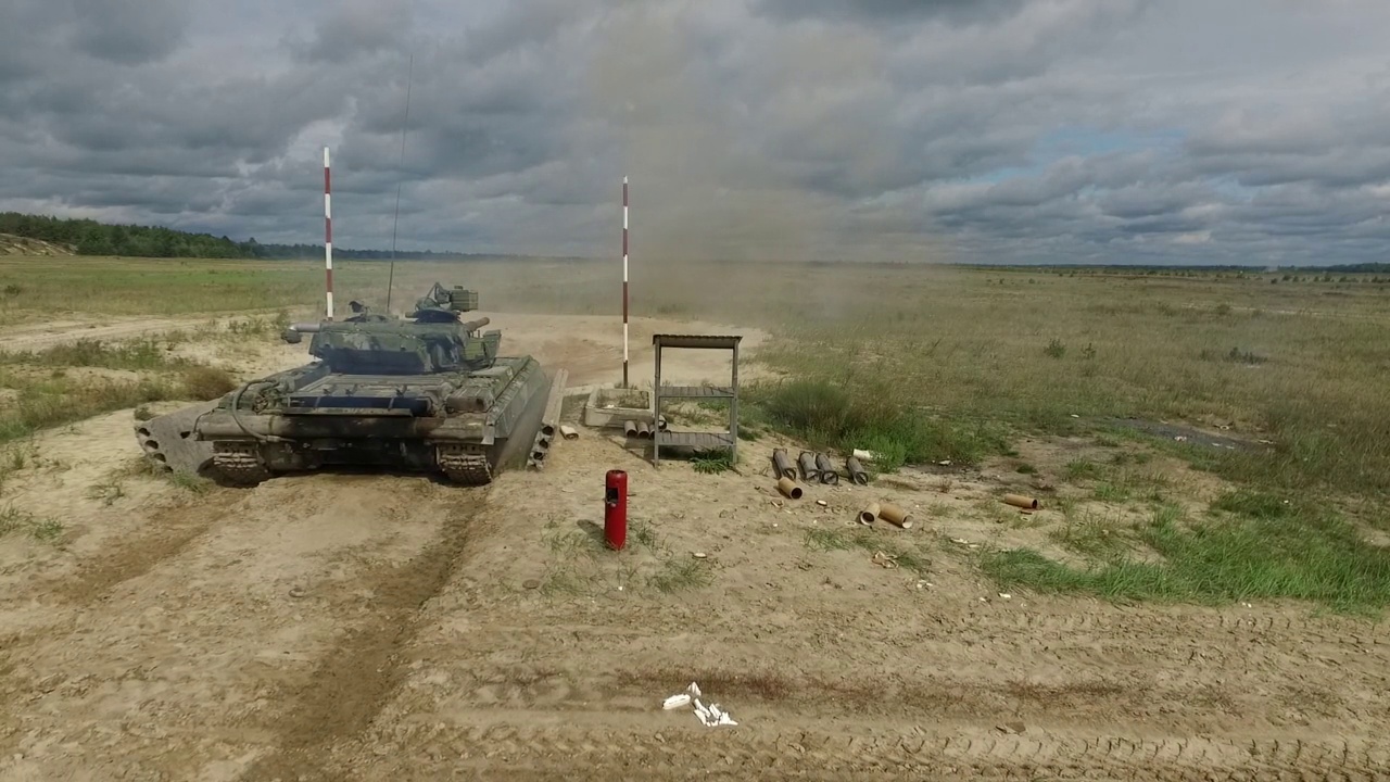 坦克射击视频素材