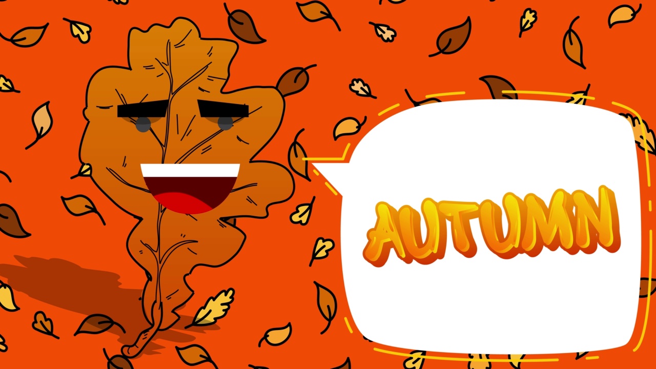 秋叶用秋文在语音泡泡。视频下载