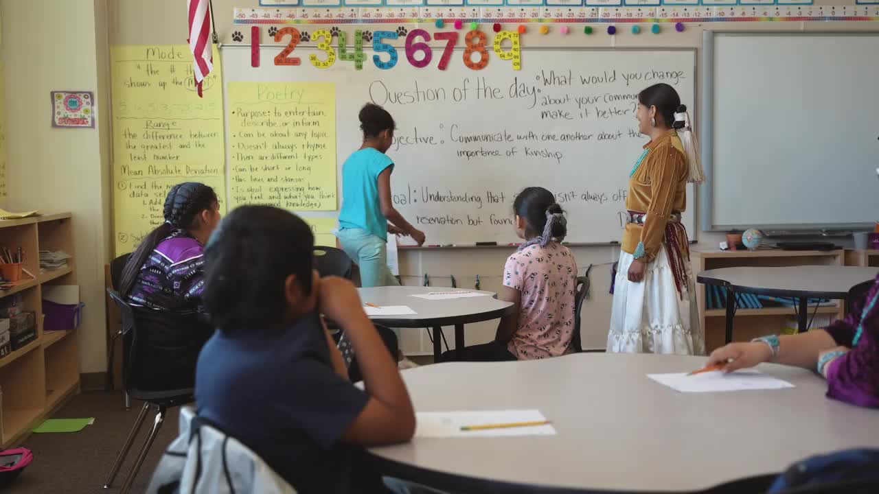 小学老师与学生争吵视频素材