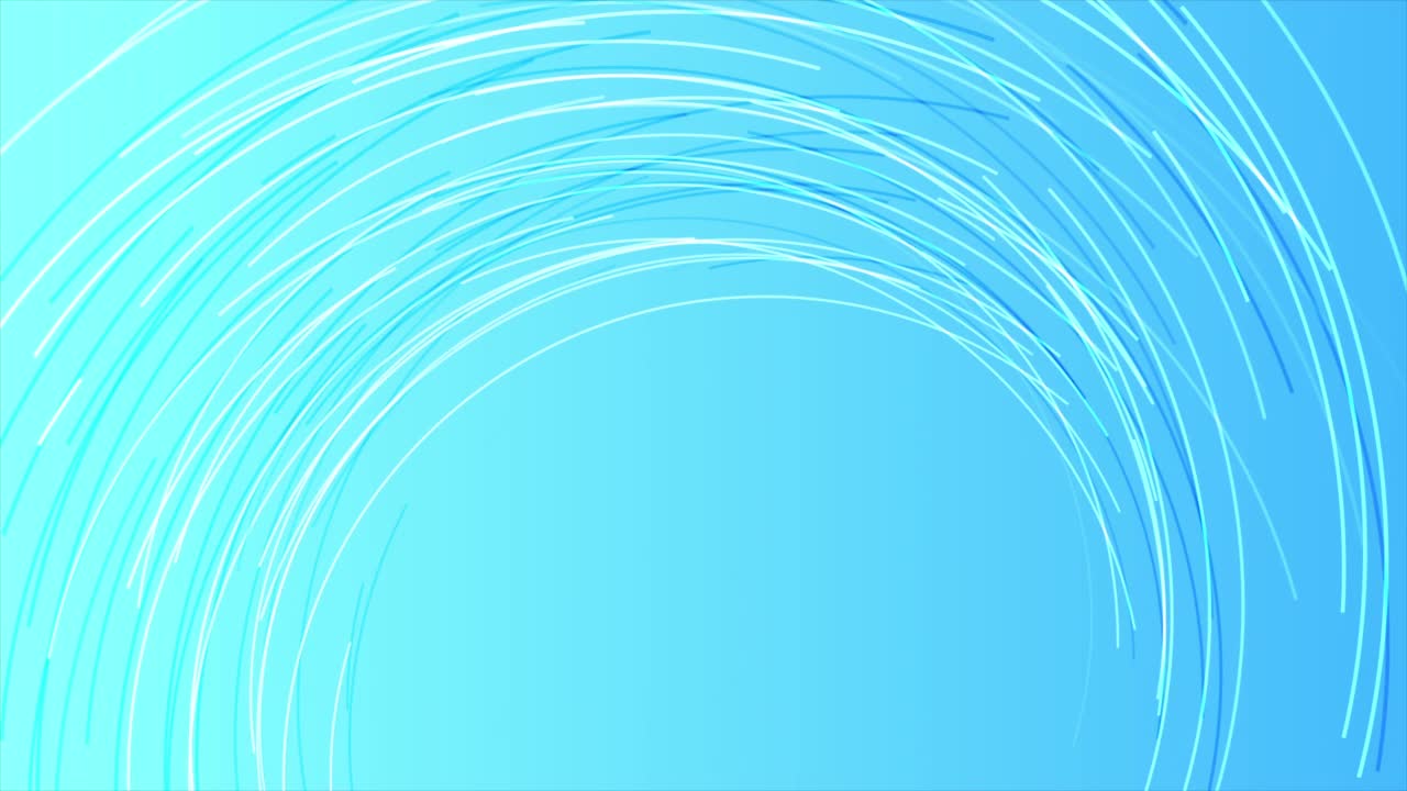 蓝白色极简线条抽象未来科技运动背景视频素材