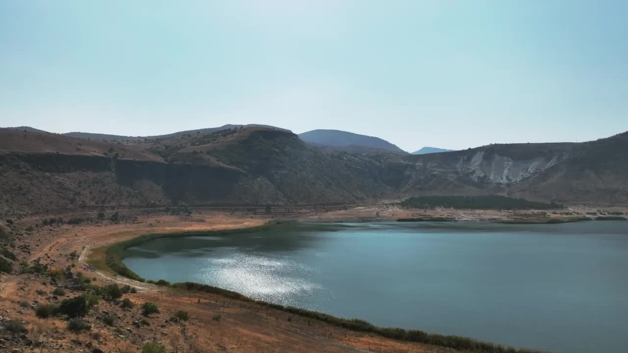 火山口湖视频素材