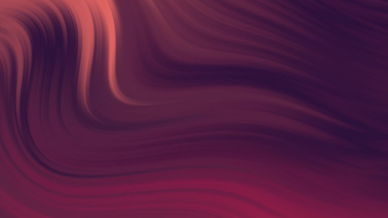 流畅充满活力的渐变镜头。移动4k动画的紫色粉色珊瑚色与流畅的运动在帧旋转波与复制空间。抽象线条背景概念视频下载