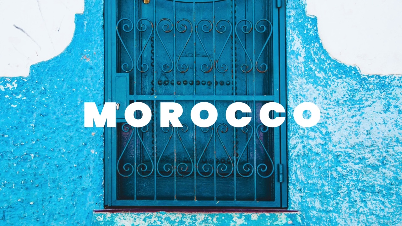 参观摩洛哥，旅游，地方，和休闲活动视频下载