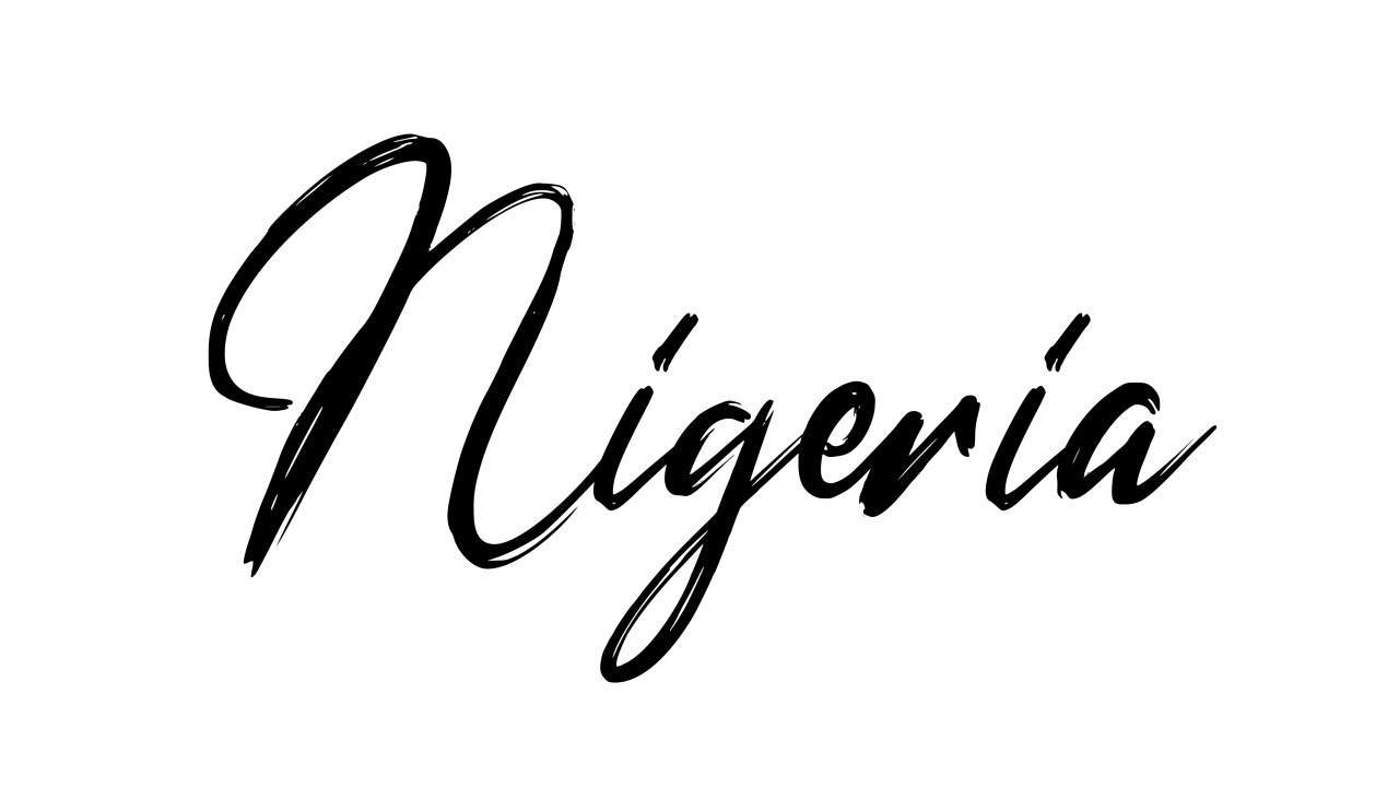 尼日利亚文字素描写作视频动画4K视频下载