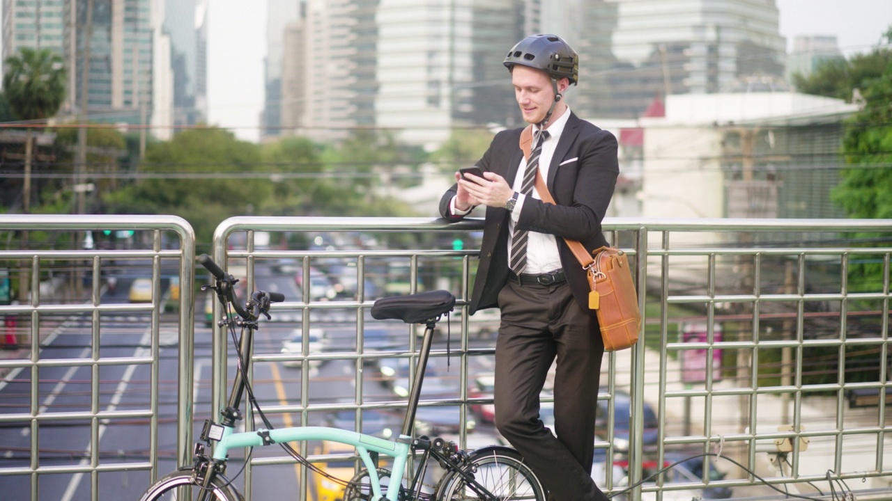 男人,生活方式,城市,自行车,视频下载