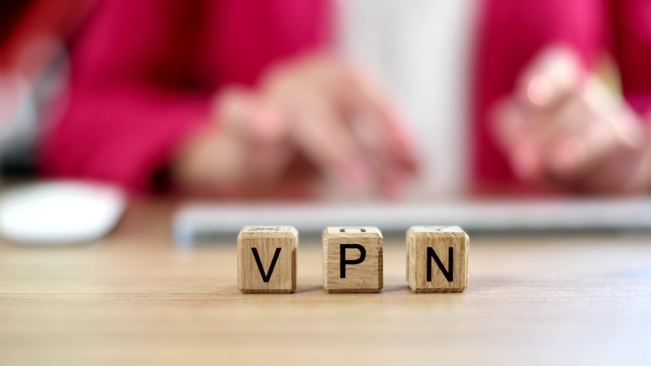 VPN虚拟专用网和互联网连接的隐私概念视频下载