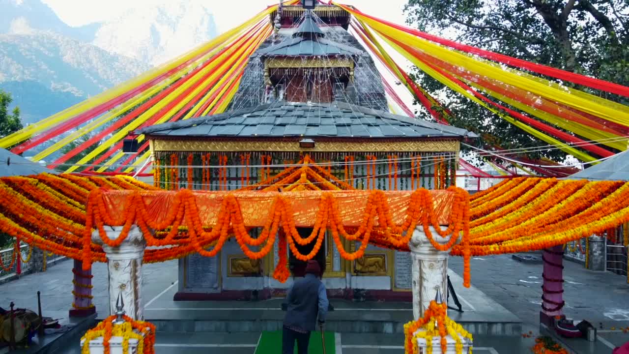 喀什vishwanath寺庙在印度北喀什视频下载