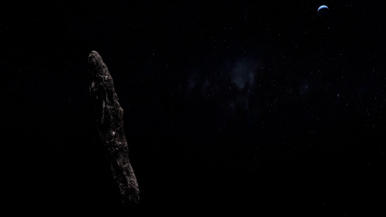奥陌陌，星际天体，在海王星的外层轨道上运行视频下载