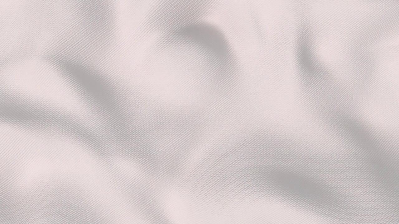 波浪织物可循环抽象白色背景视频素材