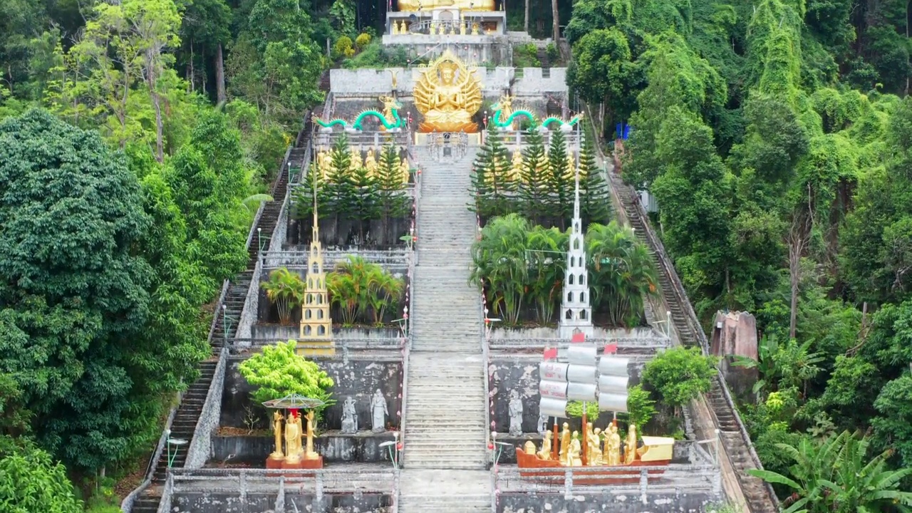 泰国甲米的佛山寺视频素材