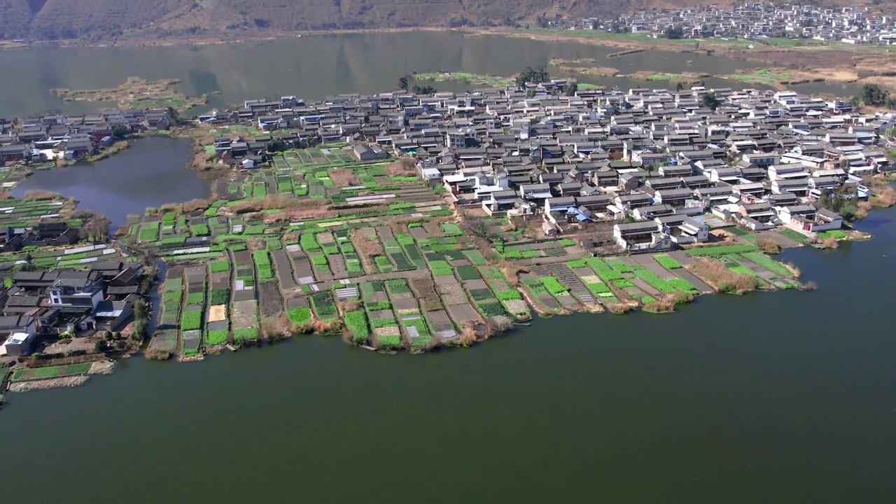 中国大理美丽的农田景观视频素材