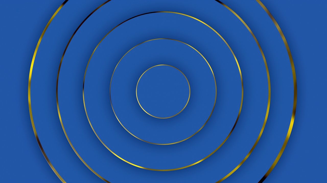抽象蓝圈背景视频下载