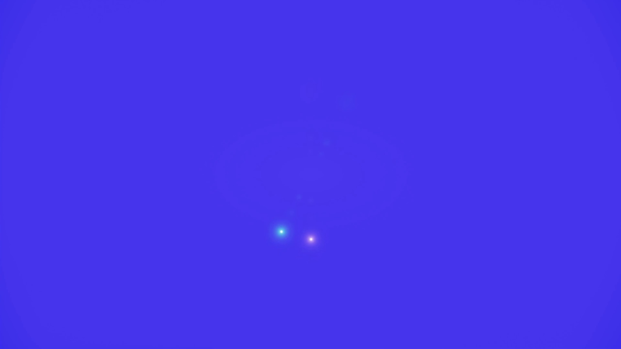 抽象动画的灯光在深蓝色的背景视频下载