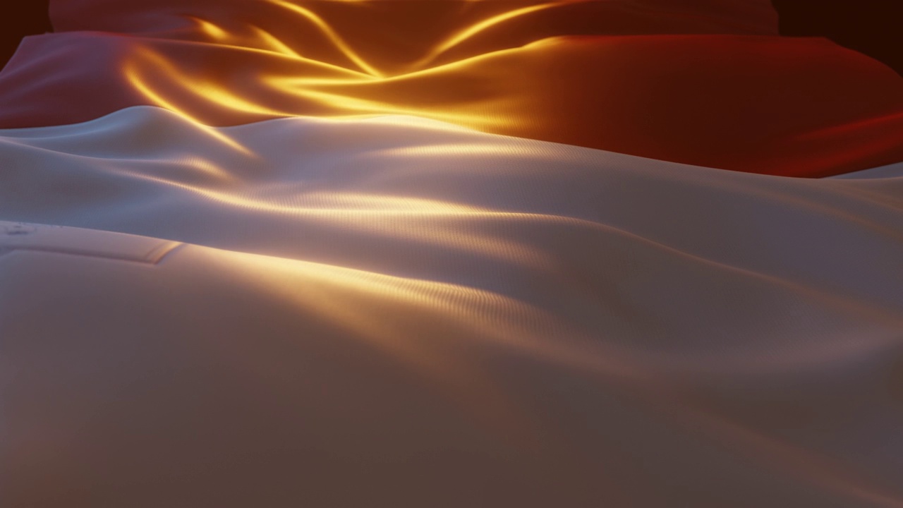 马耳他国旗与大气照明视频下载